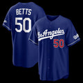 Carri Los Angeles Dodgers #50 Mookie Betts Royal  Alternate Stadium Jersey