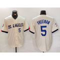 Carri Los Angeles Dodgers #5 Freddie Freeman Number Cream  2024 City Connect Limited Stitched Jerseys