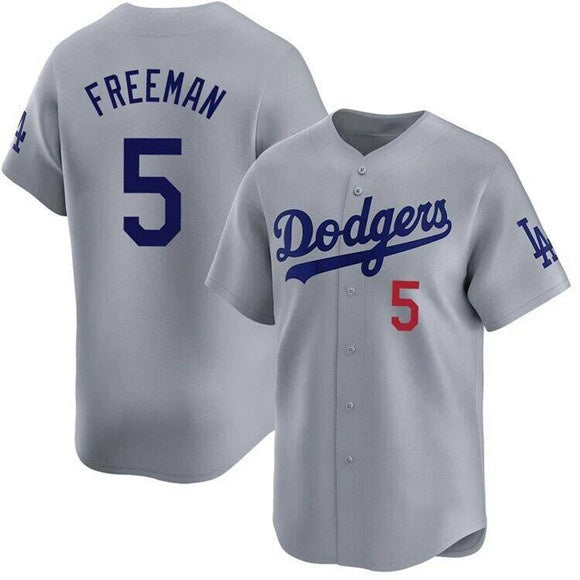 Carri Los Angeles Dodgers #5 Freddie Freeman Gray  2025 Limited Stitched Jersey