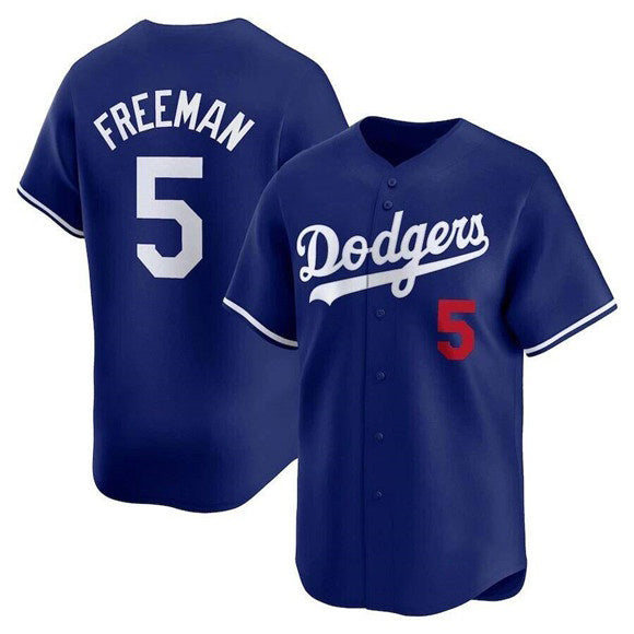 Carri Los Angeles Dodgers #5 Freddie Freeman Royal  Limited Stitched Jersey 2