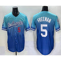 Carri Los Angeles Dodgers #5 Freddie Freeman Blue  2025 City Connect Limited Stitched Jersey